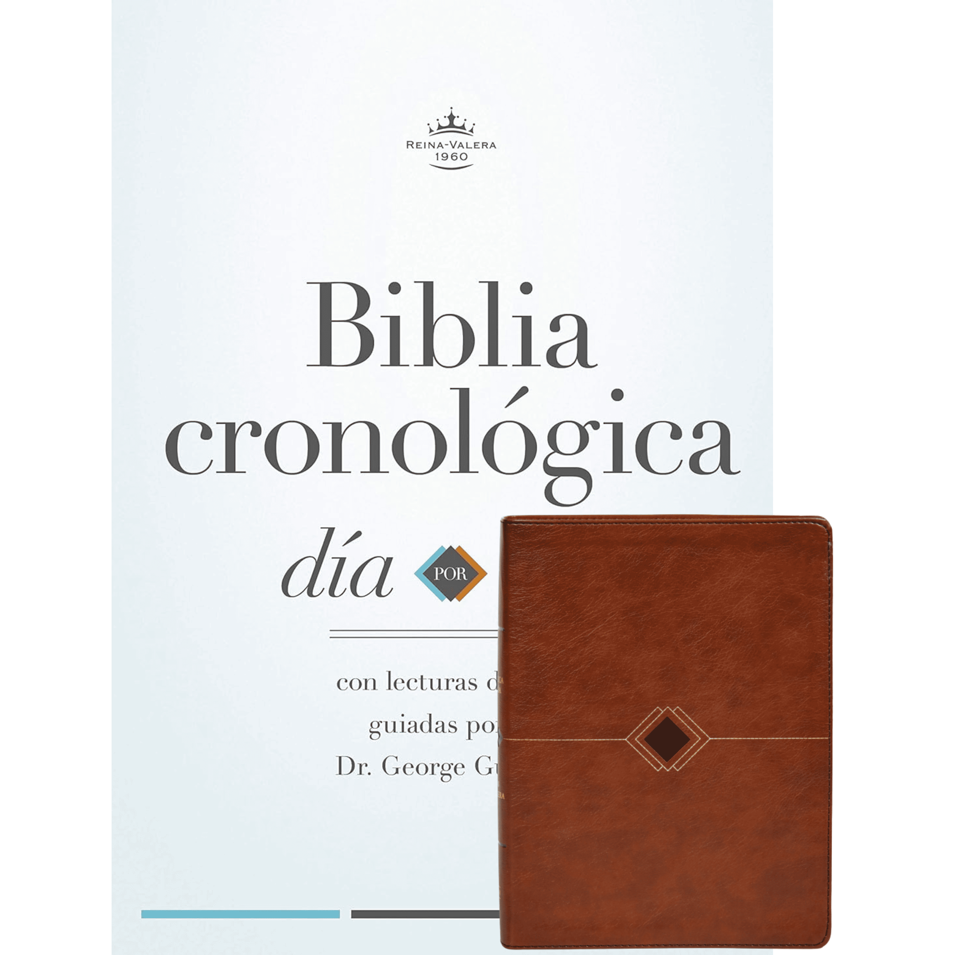 Biblia Cronológica Día por Día - Color Marrón Símil