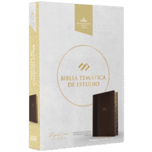 Biblia RVR 1960 de Estudio Temática - Miguel Núñez Piel Duotono Marrón