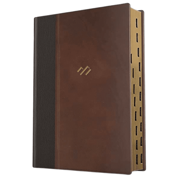 Biblia RVR 1960 de Estudio Temática - Miguel Núñez Piel Duotono Marrón - Imagen 3