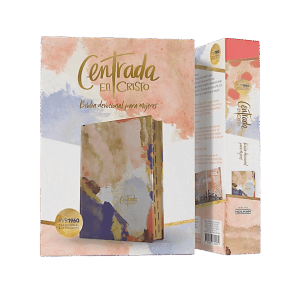 Biblia RVR 1960 Devocional centrada en Cristo - Matizada Símil Piel - Imagen 3